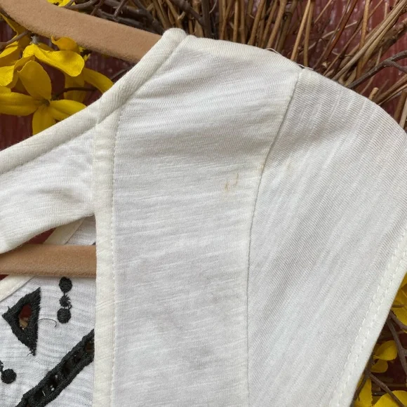 Free People Toosaloosa Slub Meadow Ivory Casual Maxi Dress XS 🌿A6 - Picture 7 of 16